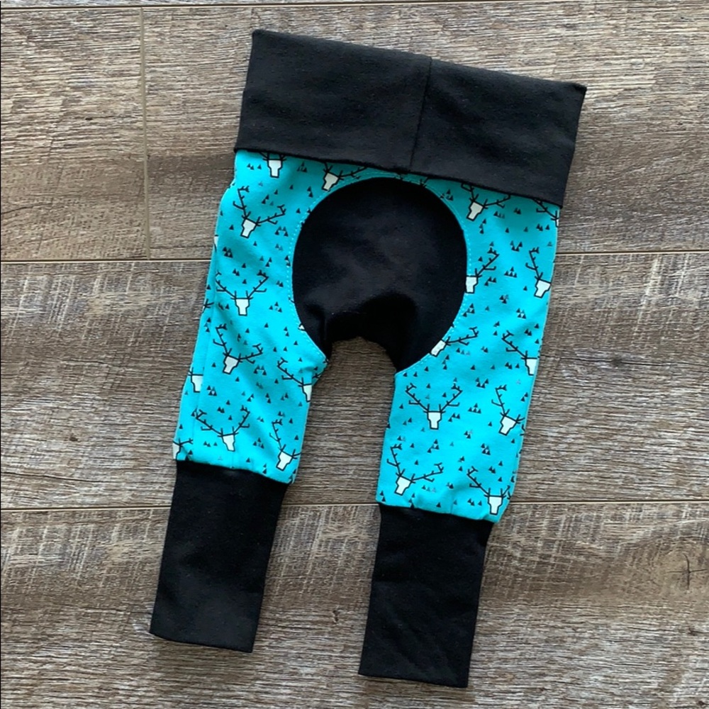 Geometric Deer Grow With Me Pants